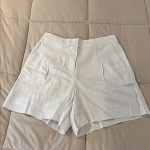 J. Crew white Elastic Waist Shorts